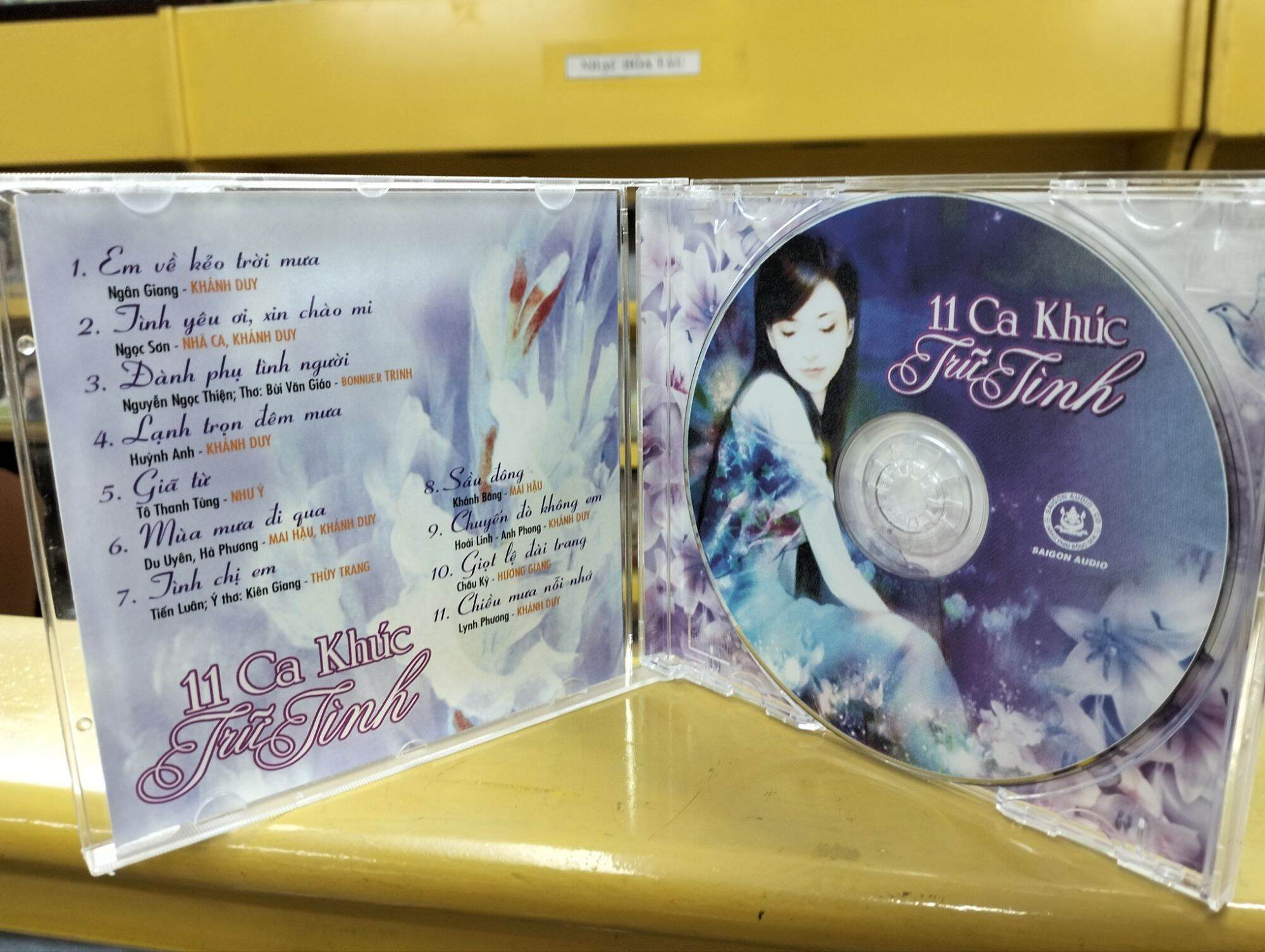 [HCM]Đĩa CD - 11 Ca Khúc Trữ Tình