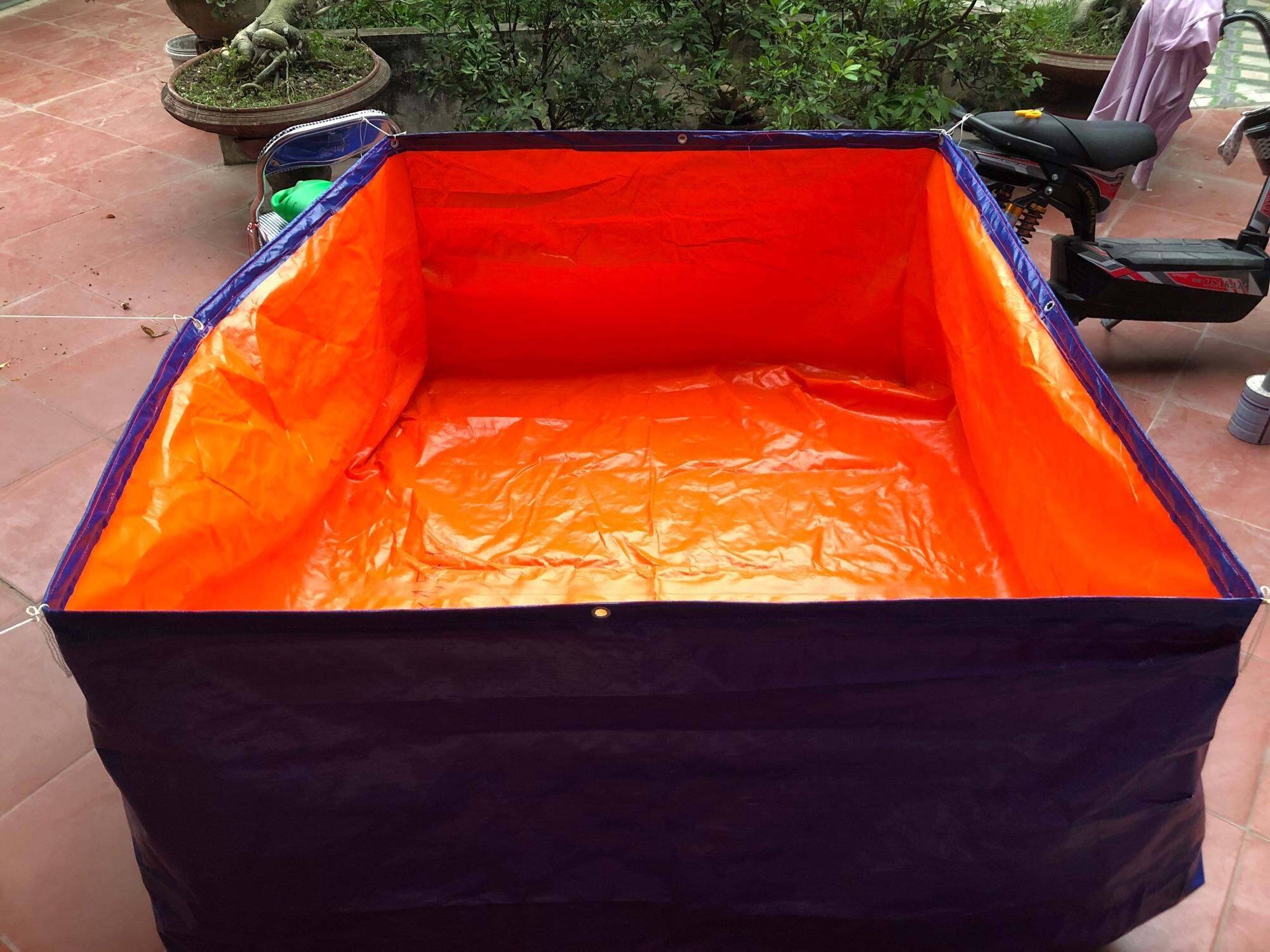 Bể bạt nuôi ếch, ốc, lươn, trạch, cá nhỏ, bể bạt PVC, bể bơi trẻ em