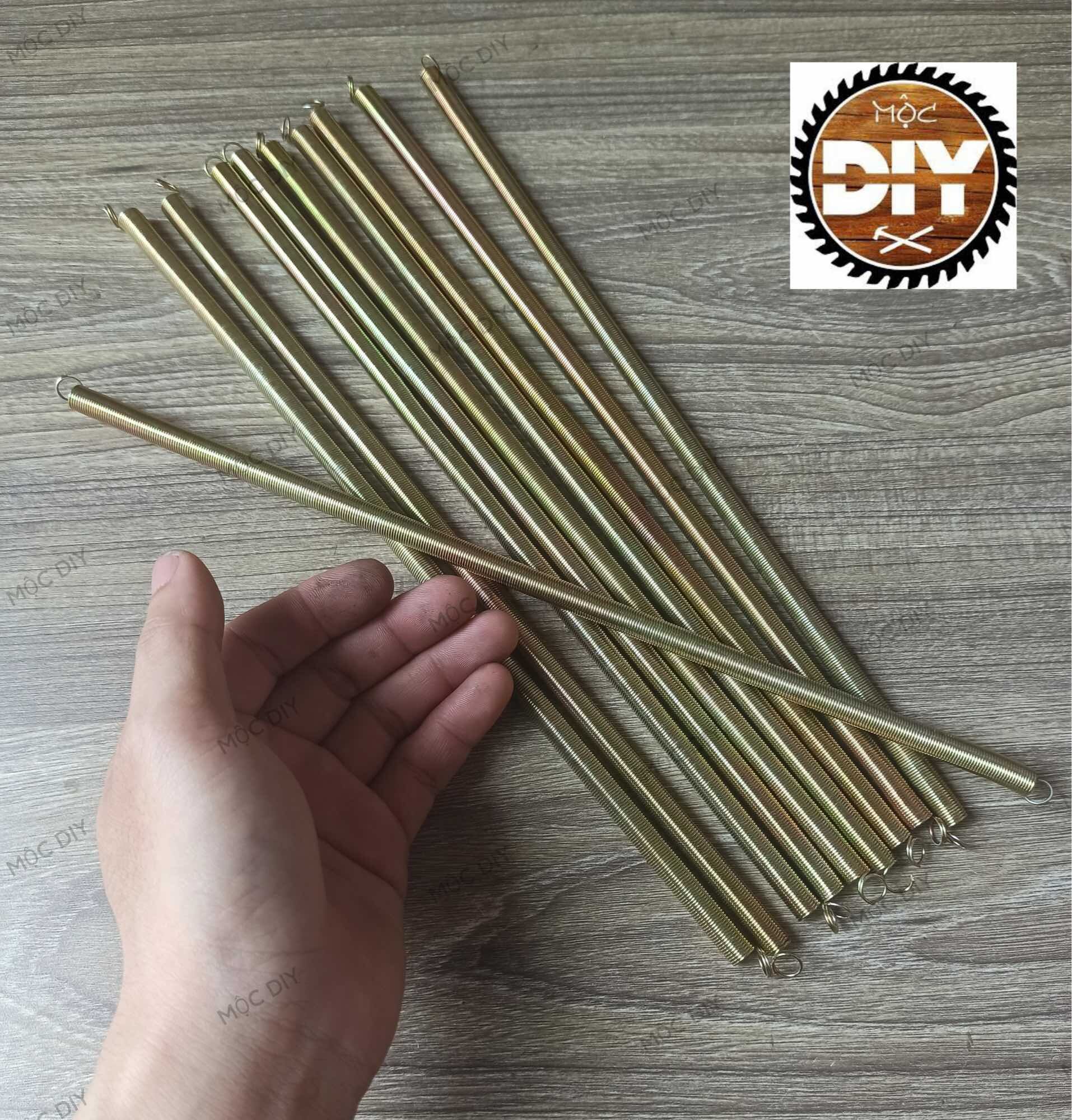 Lò xo kéo phi 8, dài 30cm, sợi 8zem( 2 cái)