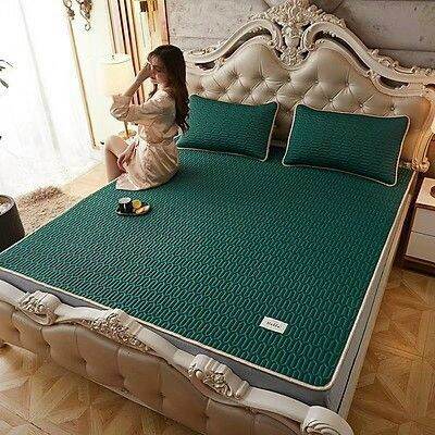 Chiếu điều hòa tencel cao su non loại 2m x2m2 màu xanh biển