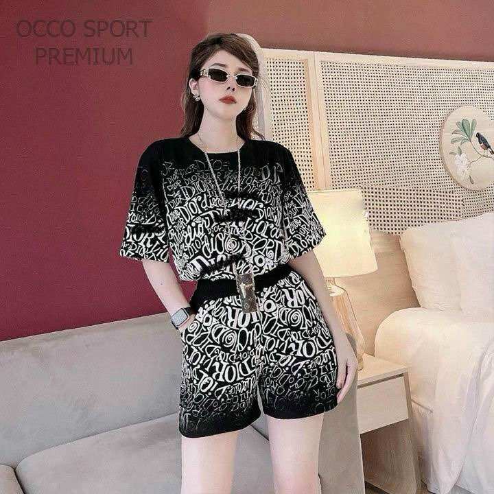 SÉT BỘ SHORT COTTON PHỐI HOẠ TIẾT 3D CAO CẤP