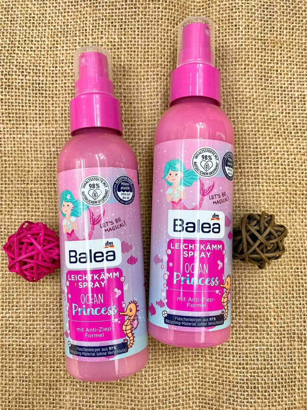 Xịt dưỡng tóc cho bé Balea Princess xách tay Đức