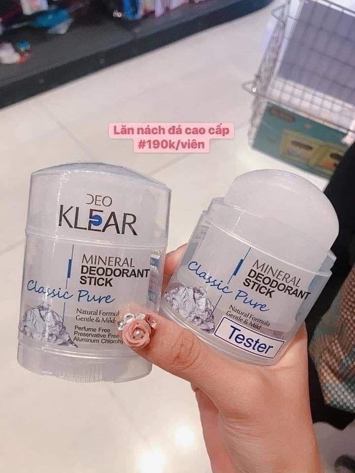 Lăn nách đá khoáng Klear thái lan