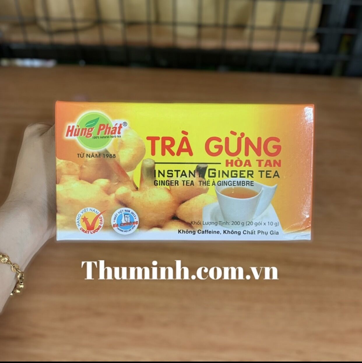 Trà Gừng Hoà Tan Hùng Phát -200g
