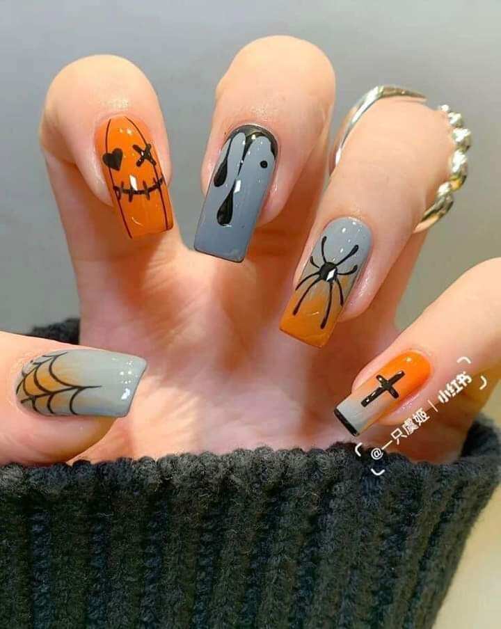 Decal Dán Móng Tay 3D Nail Sticker Hoạ Tiết Lễ Hội Ma Quỷ Halloween WG –  evahome shop