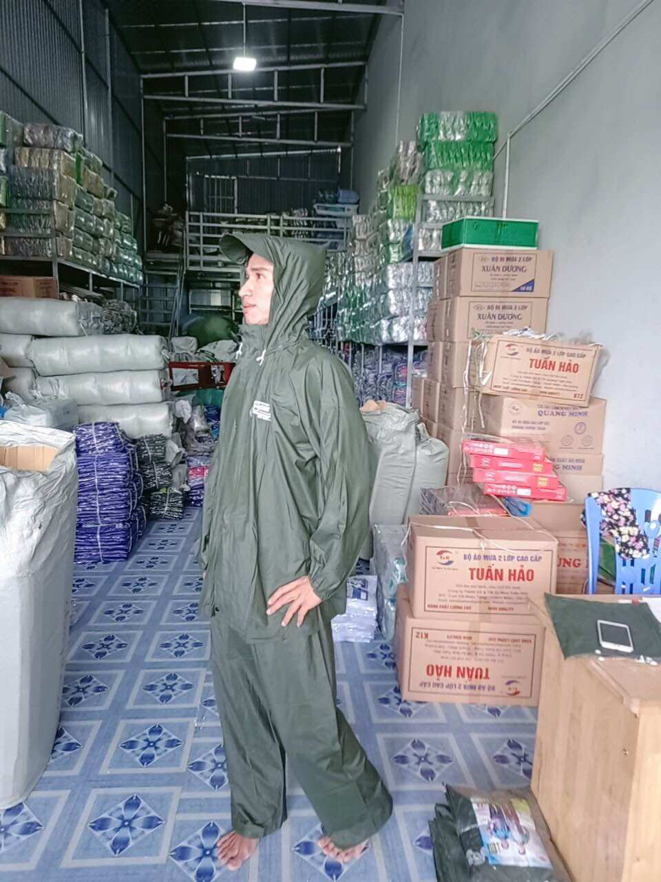 Bộ Áo Mưa Bạt Đẹp
