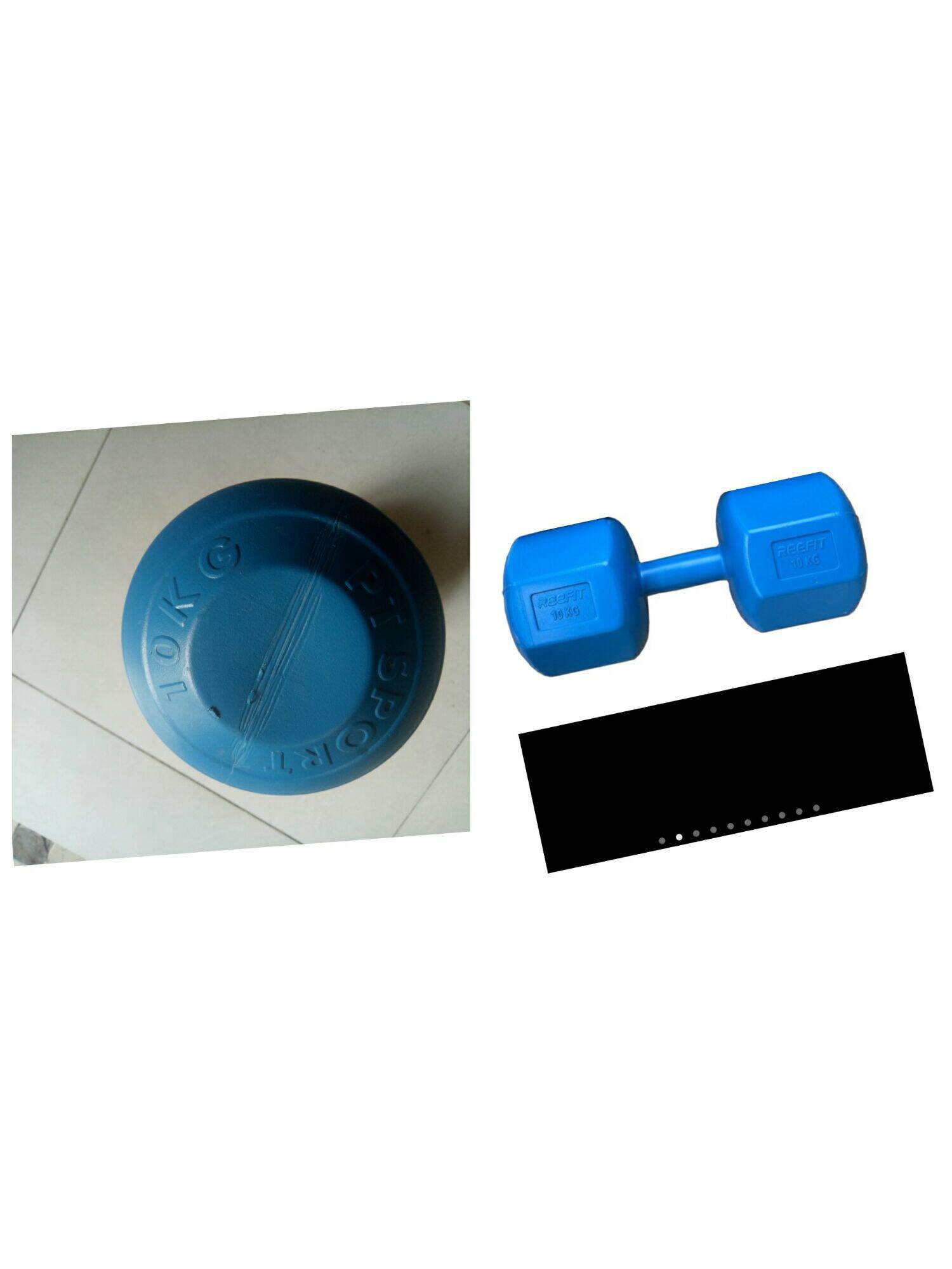 Tạ nhựa nhồi sẵn 10 kg