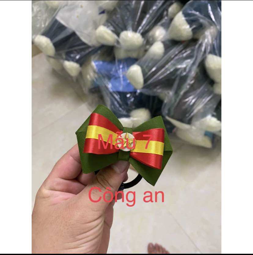 Nơ Cột Tóc Bộ Đội Công An