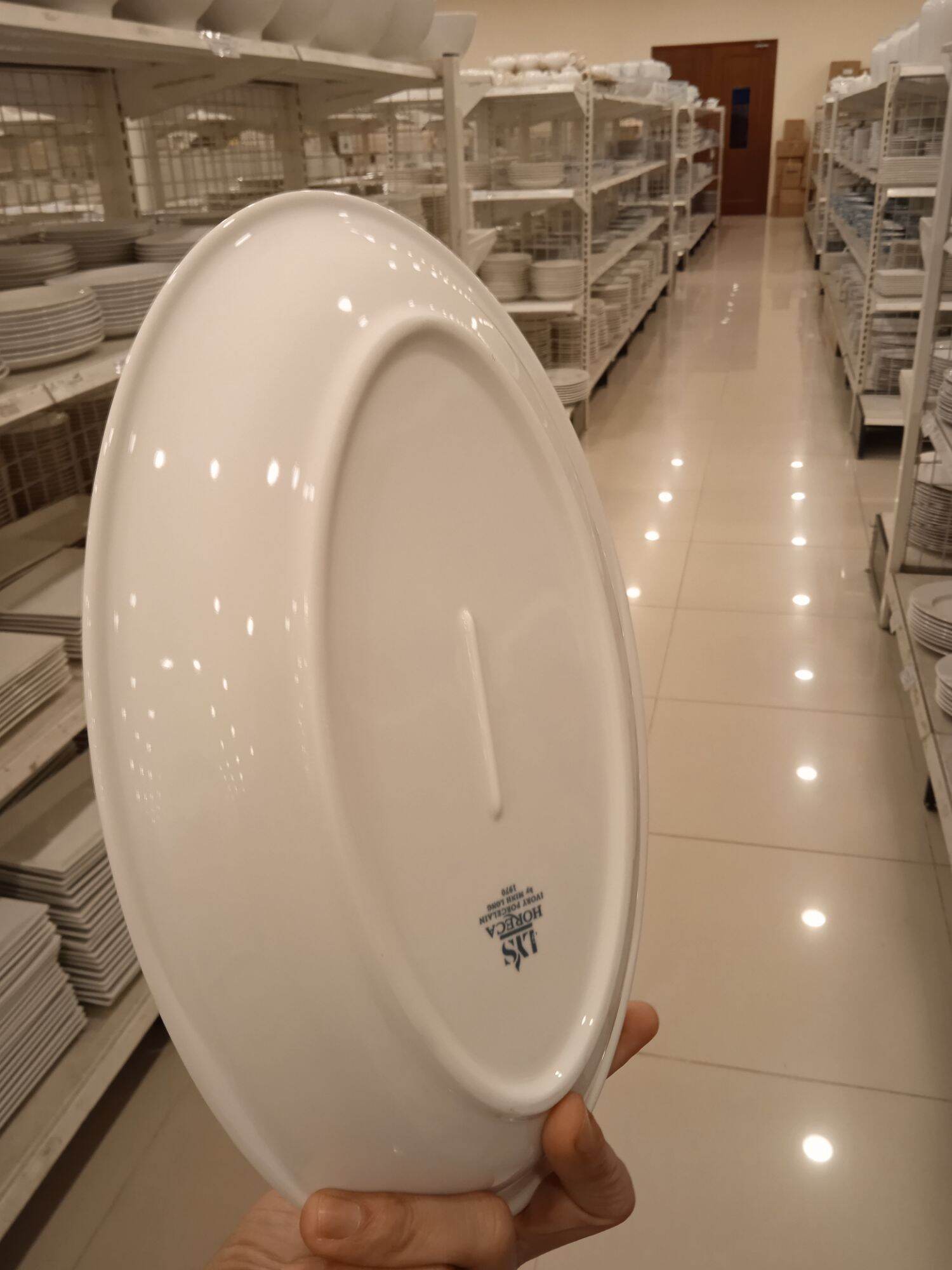 Set 2 dĩa oval - gốm sứ Minh Long