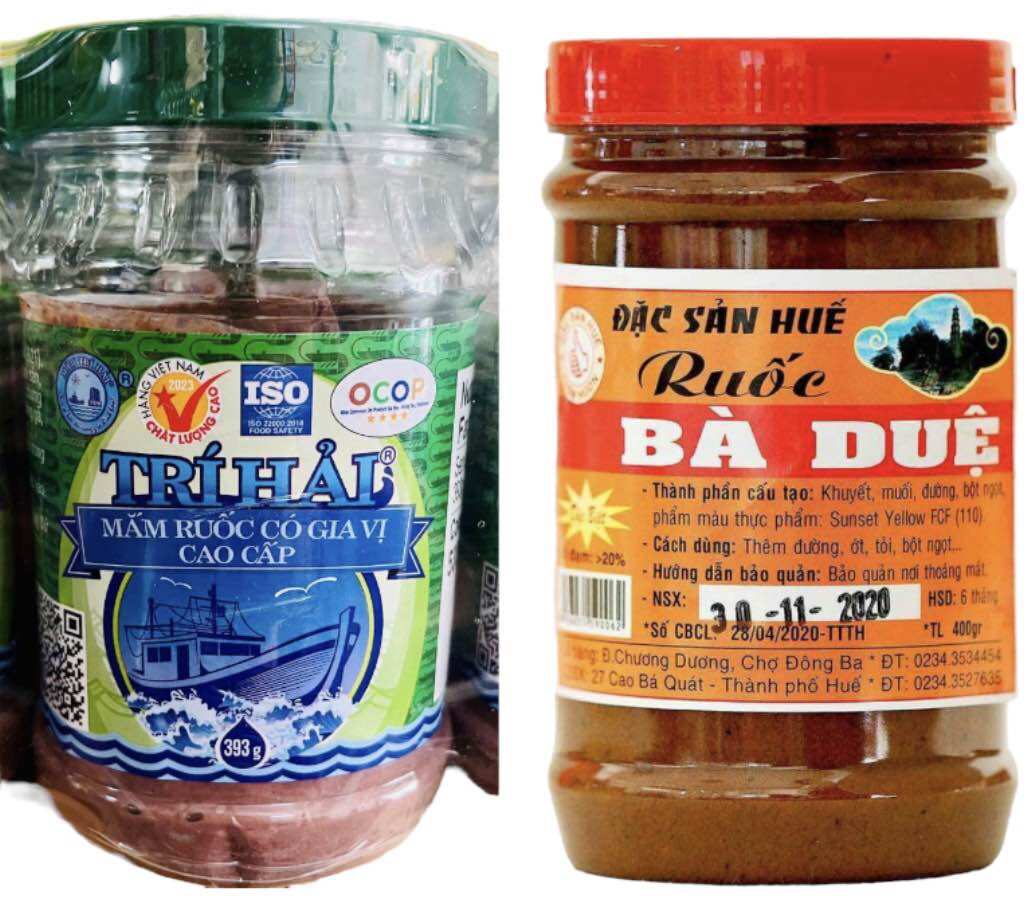 Mắm ruốc trí hải/mắm ruốc huế bà duệ hũ
