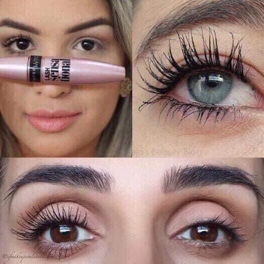 Chuốt mi mascara maybeline sensa tionel hồng dài tơi mi lâu trôi