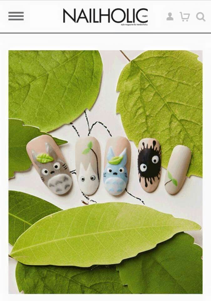 Nail box vẽ TOToro thiết kế theo size móng khách ib gửi size
