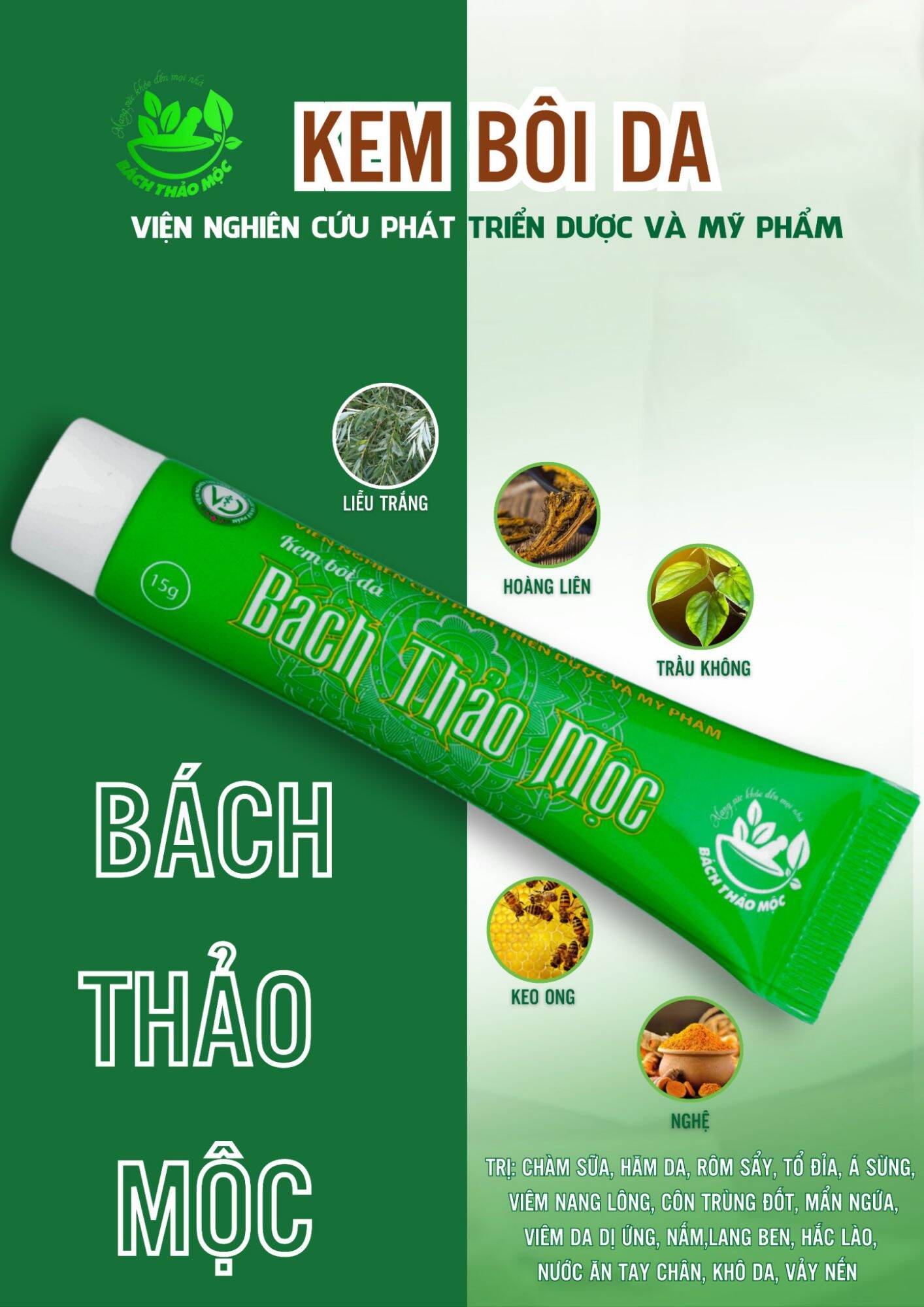 Kem Bôi Da Bách Thảo Mộc