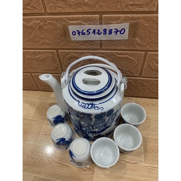 Bộ bình trà 800ml kèm 6 tách