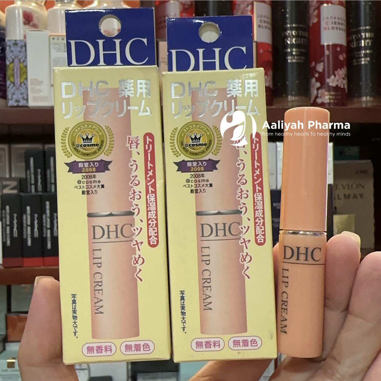 Son dưỡng môi DHC Lip Cream 1.5g Nhật Bản (Không màu, đỏ, cam, hồng)