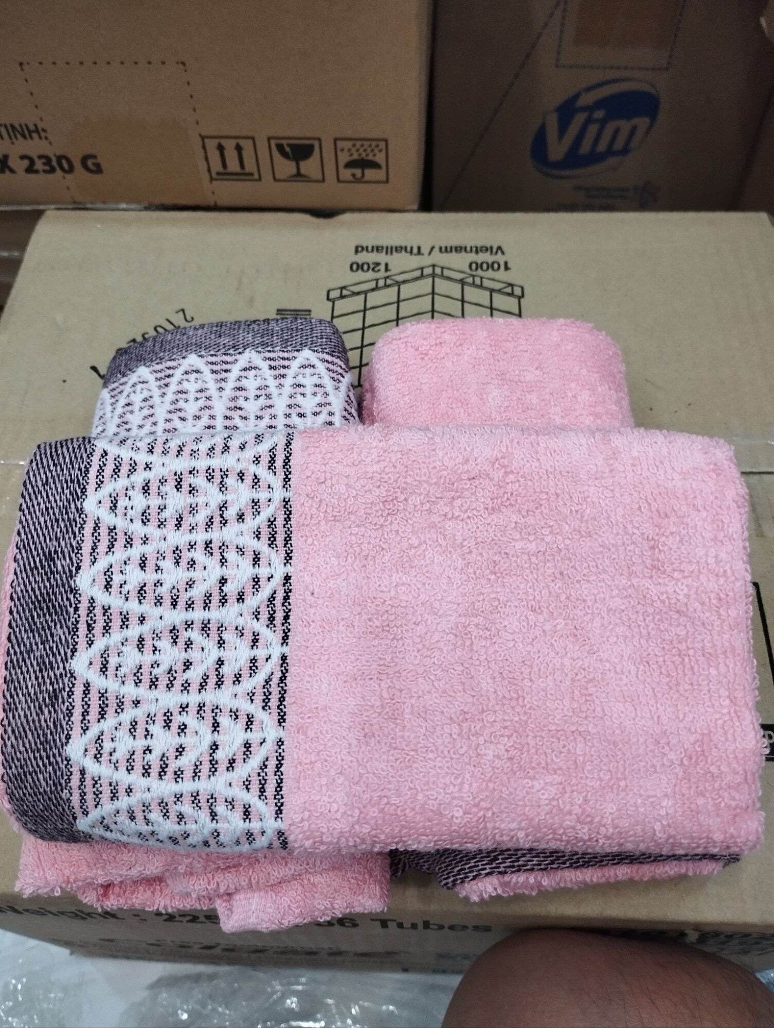 Khăn bông sợi cotton (35cm x70cm)