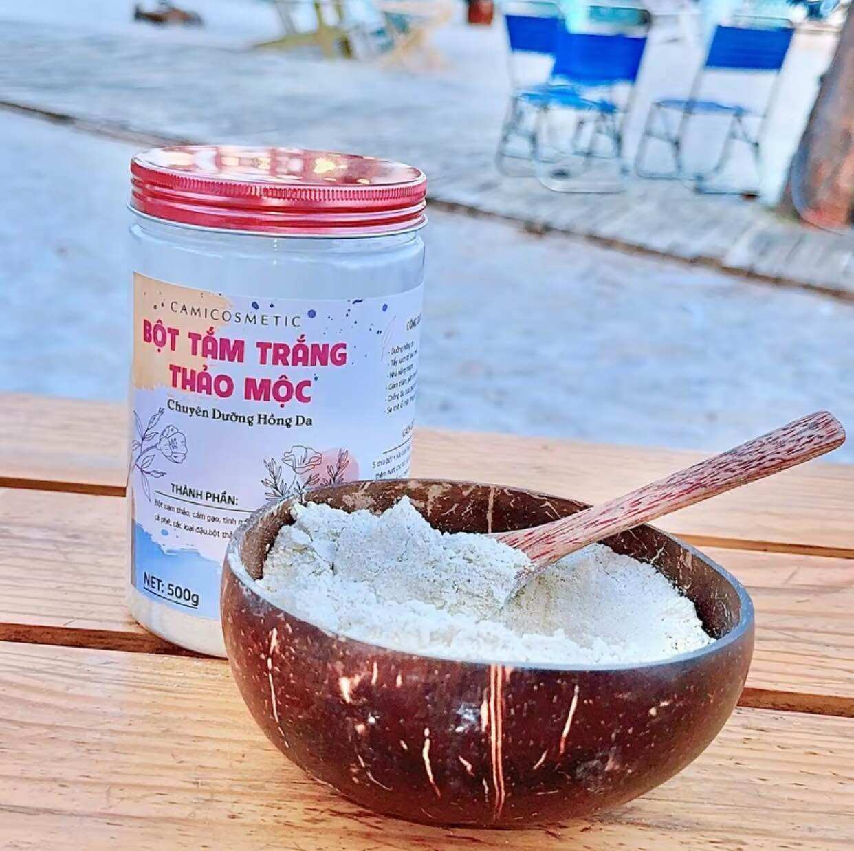 BỘT TẮM TRẮNG THẢO MỘC CAMI COSMETIC