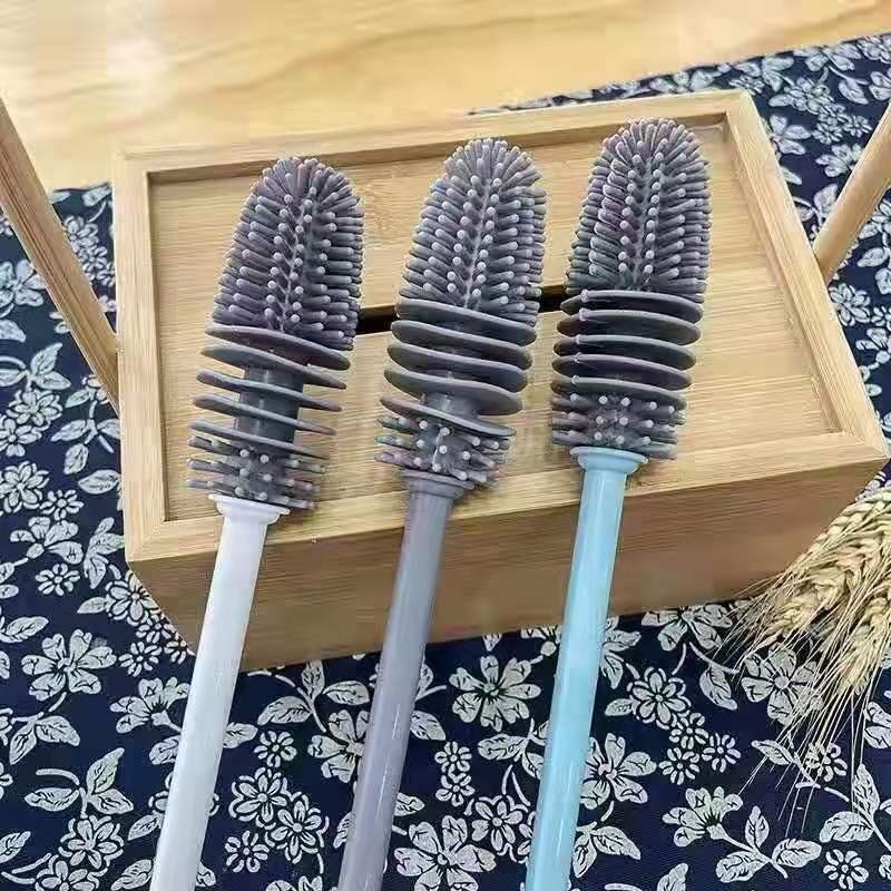 Cọ rửa ly cốc bình sữa bằng silicon tiện lợi