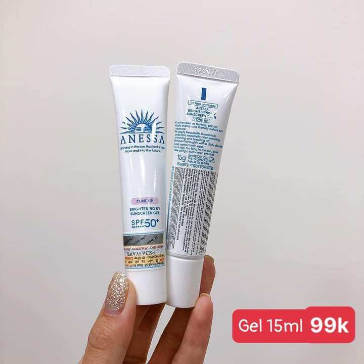Chống Nắng Anessa 15ml Tem Phụ Tiếng Việt