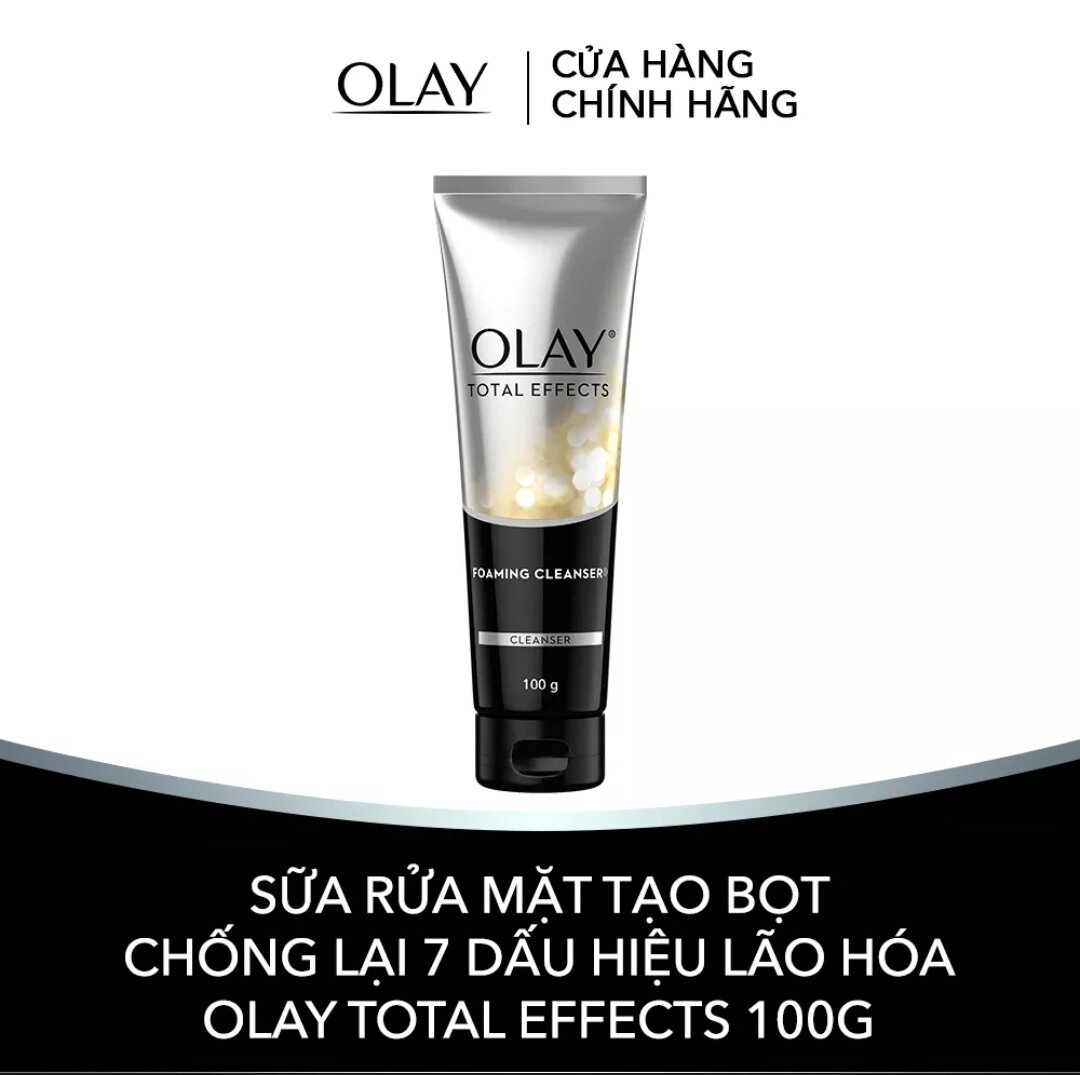 Sữa rửa mặt tạo bọt Olay Total Effects 100g