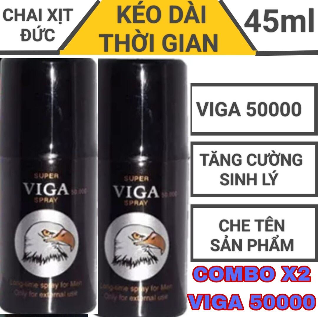Đơn X2 chai xịt_Viga 50000 chống xuất tinh sớm dành cho nam giới