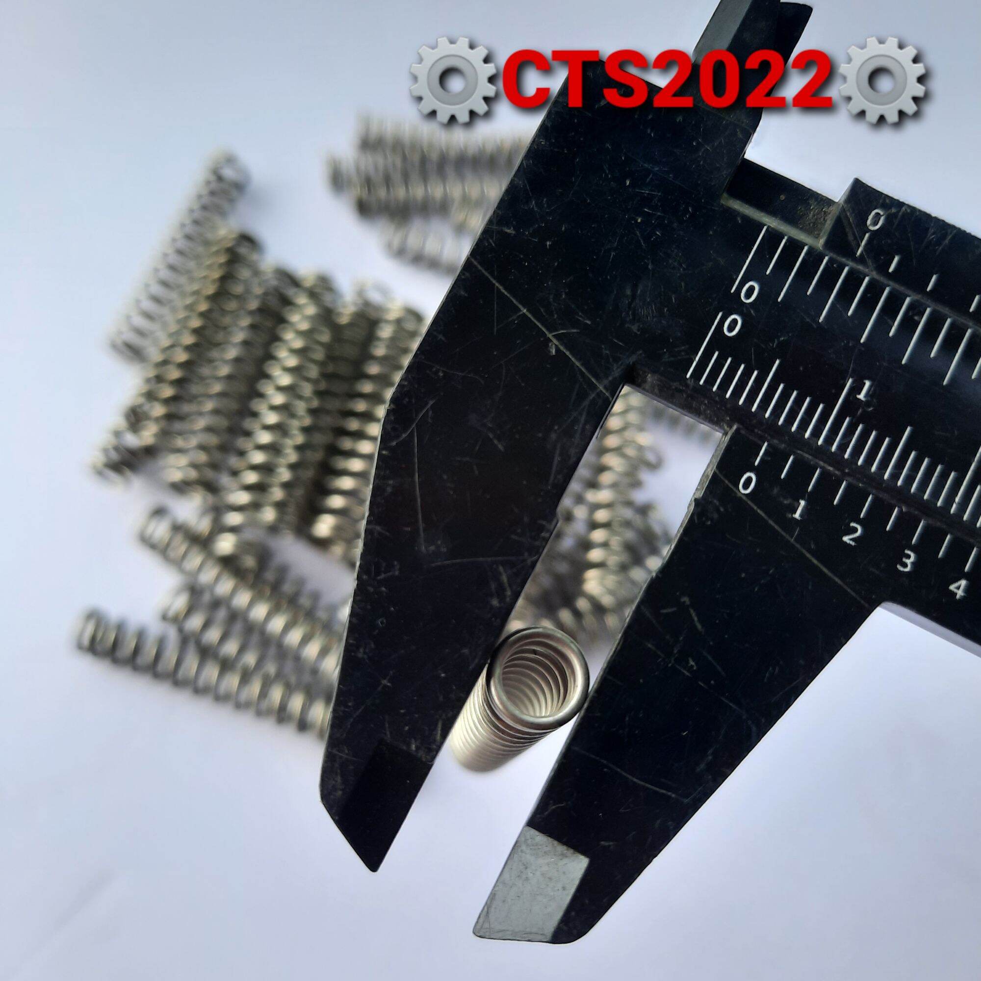 Lò xo nén inox304 phi 7mm sợi 1mm