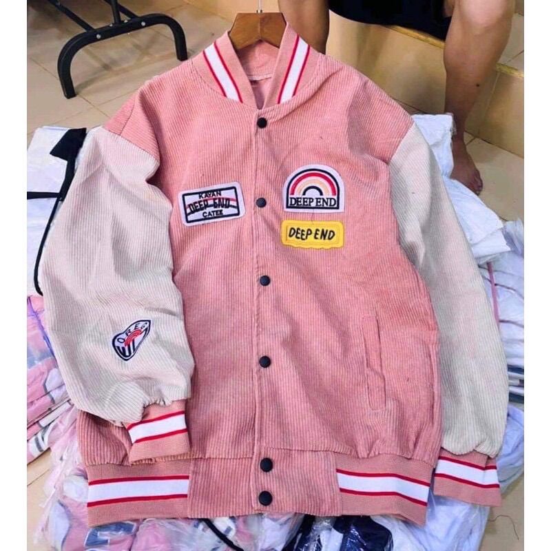 Áo khoác nhung cầu vồng mami shop