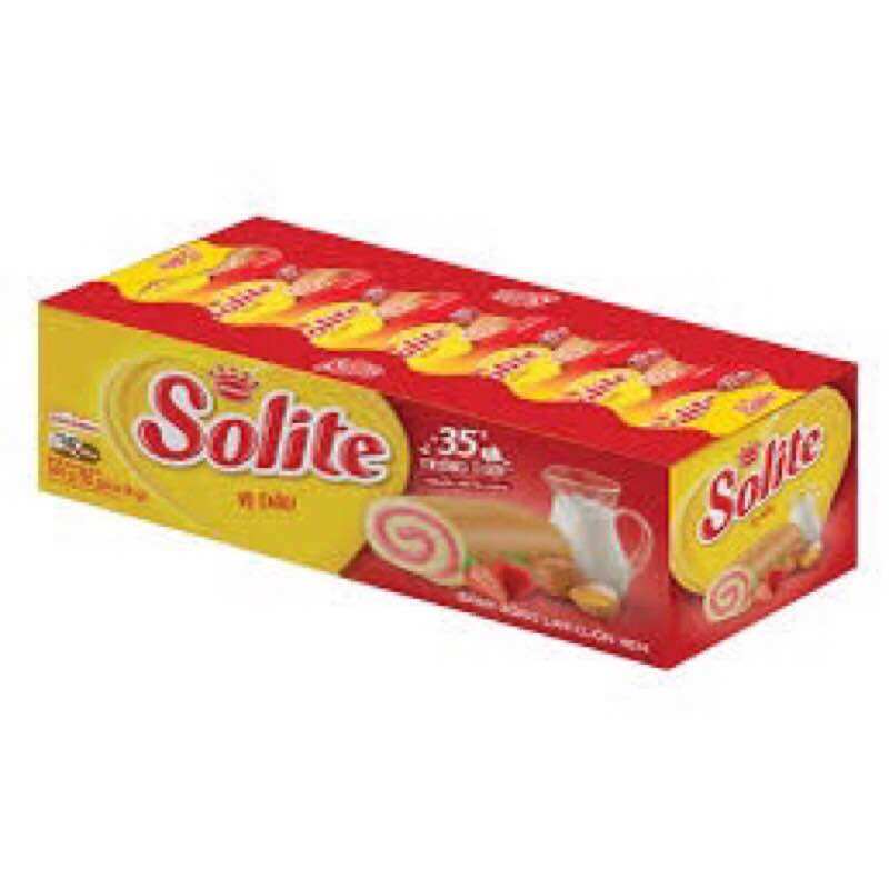 Bánh Bông Lan Cuộn Solite Hộp 360g