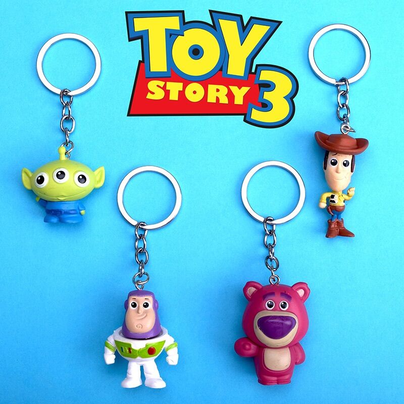 Móc khoá hoạt hình Toy Story A11 đáng yêu, Móc chìa khoá Xe/Balo nhân vật Toy story