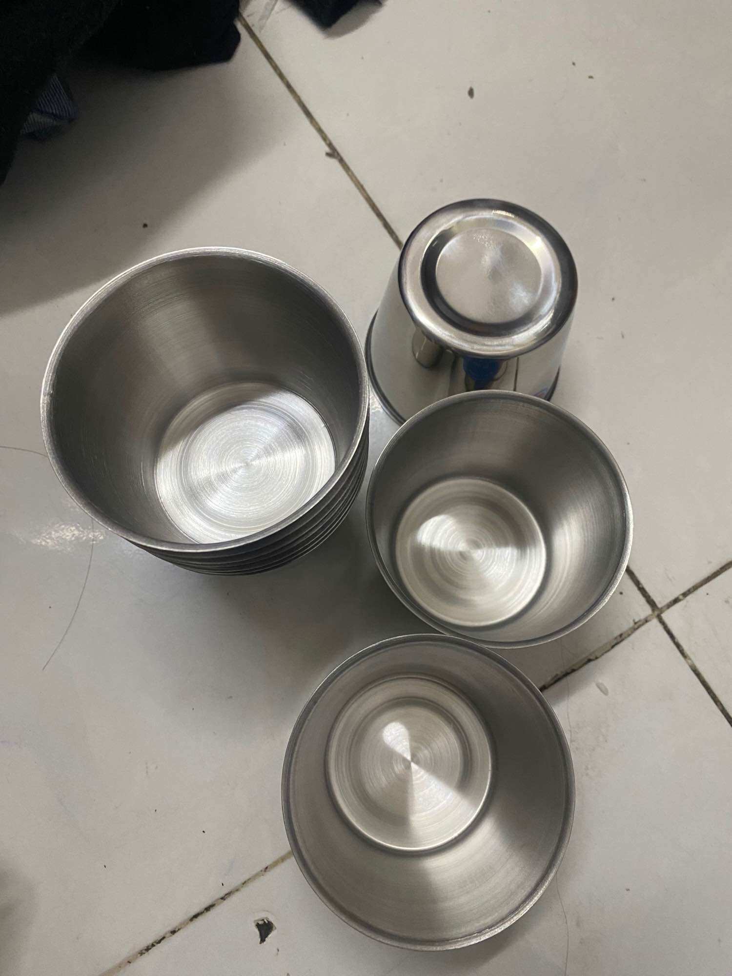 combo 10 ly làm đá inox cao cấp