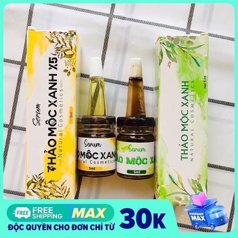 Combo Serum Thảo Mộc Xanh