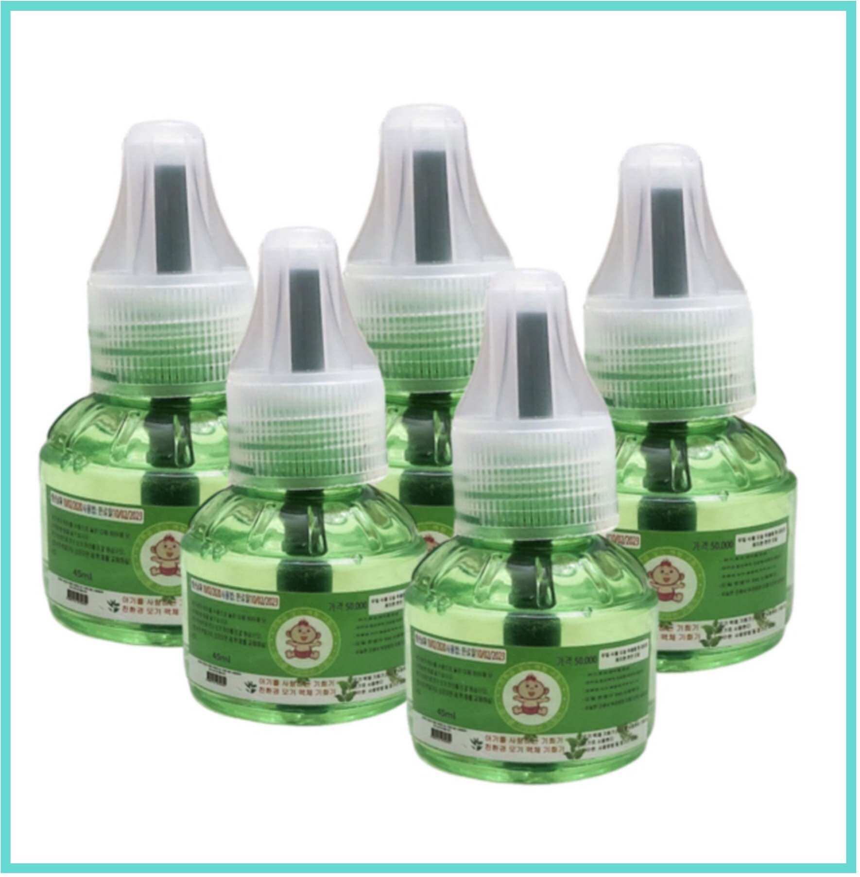 5 Lọ tinh dầu đuổi muỗi thiên nhiên Hàn Quốc (không kèm đèn)