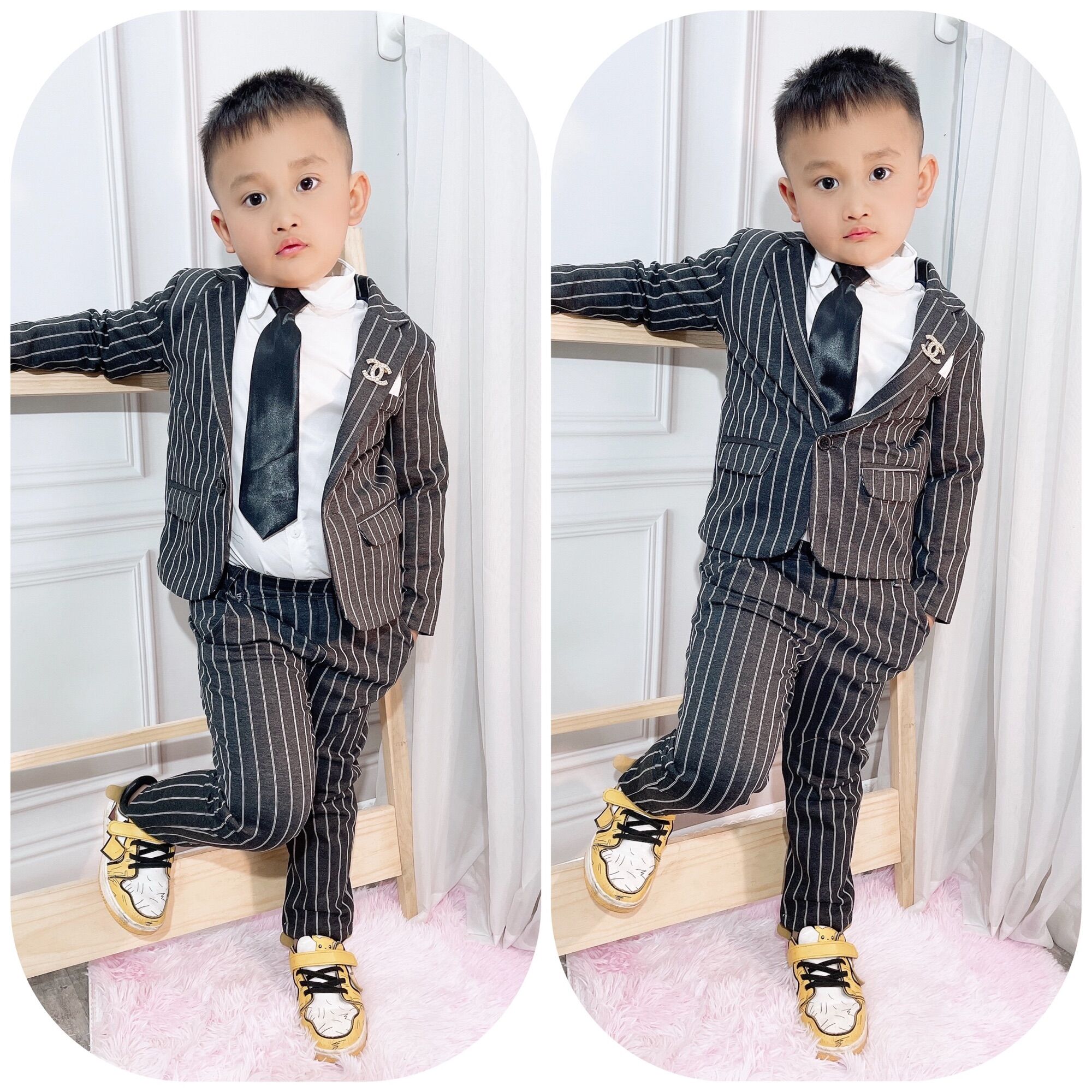 Bộ vest 5 chi tiết cho bé 9-23kg