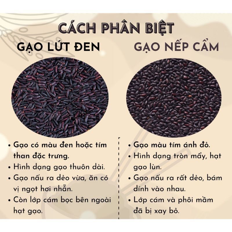 Gạo Lứt Đen Điện Biên (túi 1kg)
