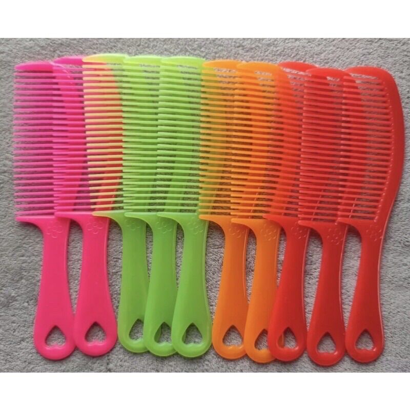 Sỉ _ 100 Lược Chải Tóc Vĩ Ký Nhiều màu (Dài 19cm)