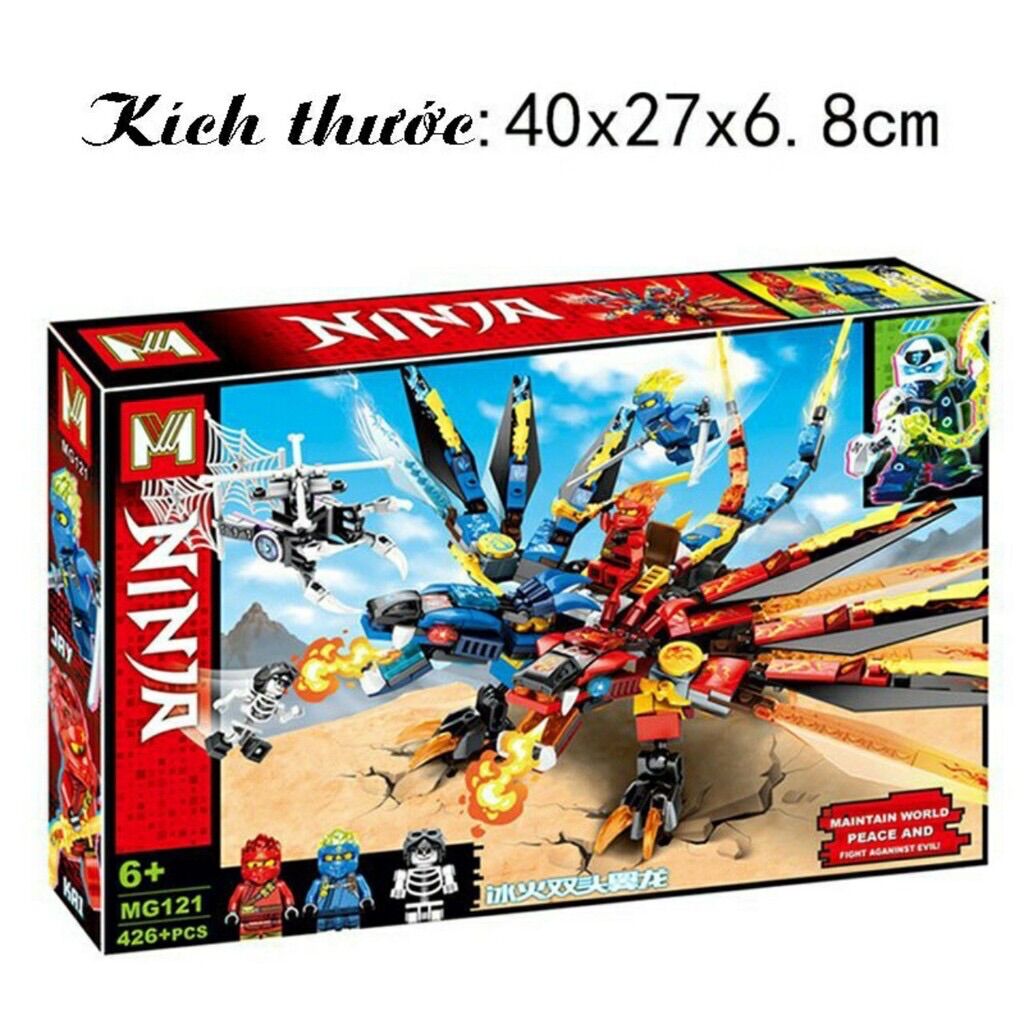 Lego ninja rồng 2 đầu biến hình