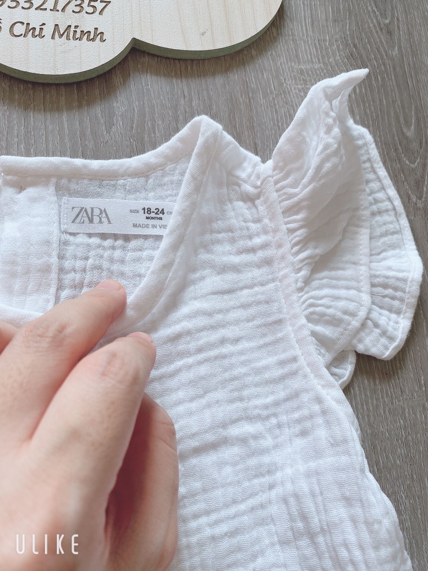 Váy trắng cánh tiên Zara bé gái
