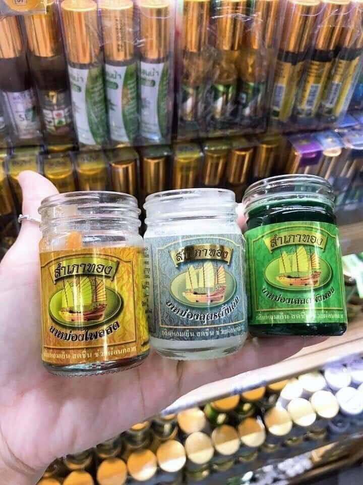 Dầu xoa Bóp Nóng,Dầu Cù Là Xoa Bóp Cánh Buồm Thái Lan _50gr