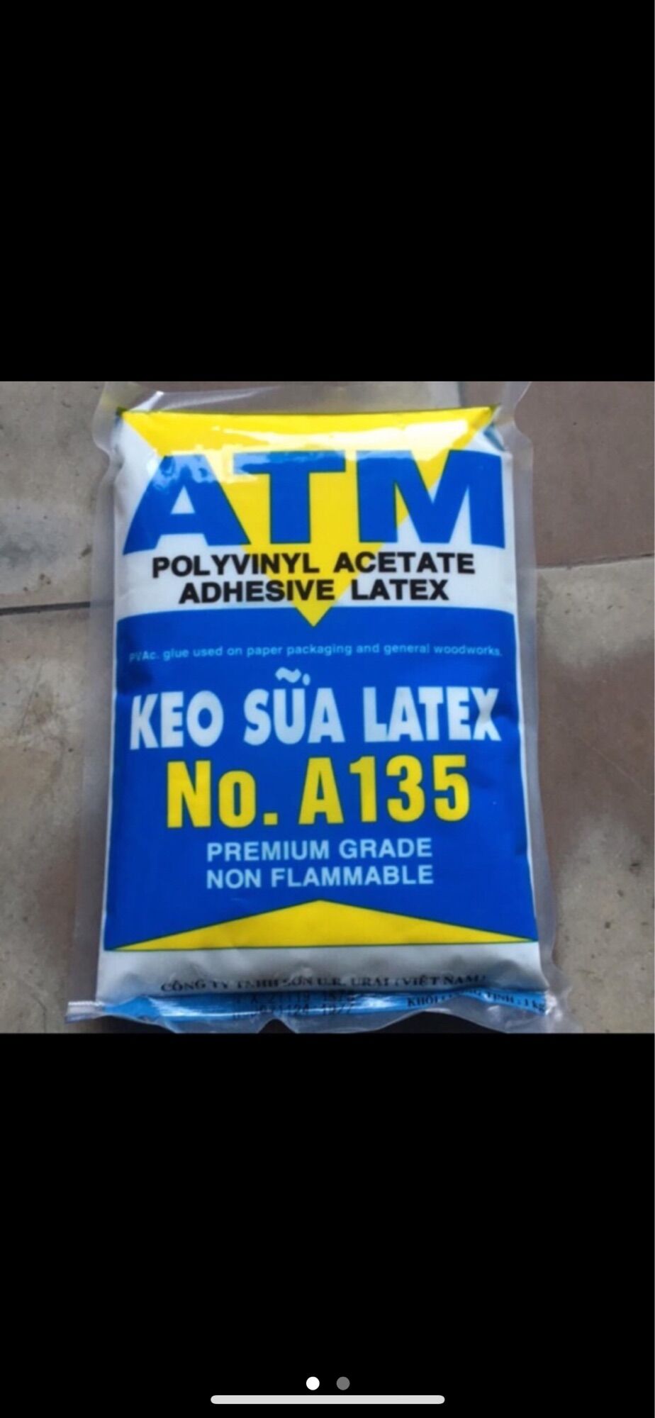Keo sữa latex atm no.a135. keo dán / 1kg