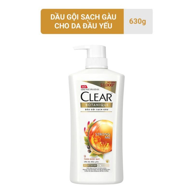 [Hcm]Dầu Gội Clear 630G - Thảo Dược