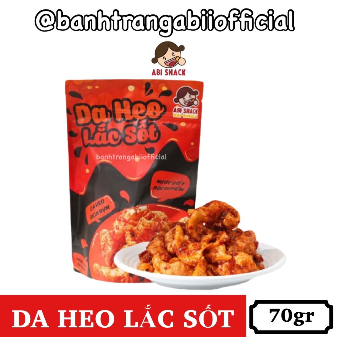 Da heo chiên giòn lắc sốt bơ tỏi Abi