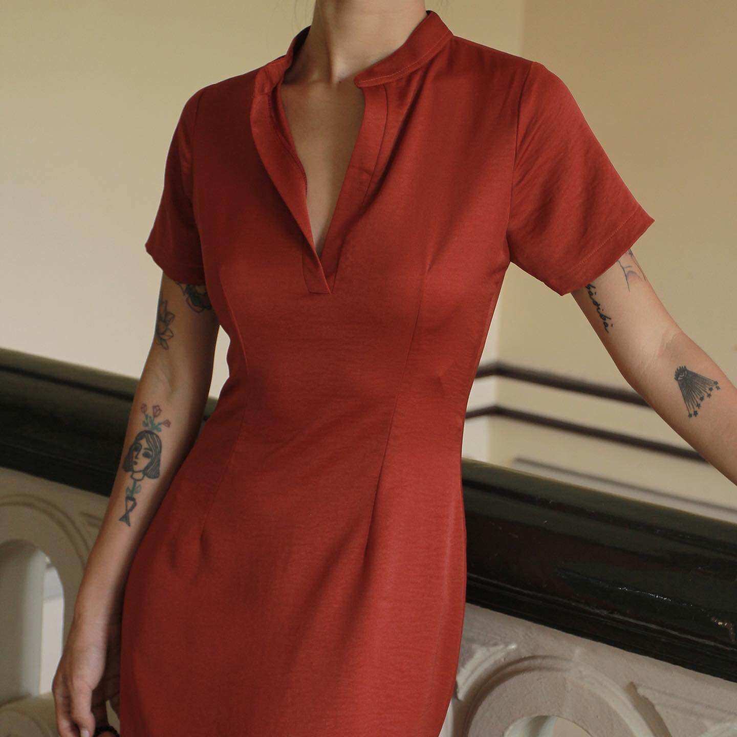 Váy Lụa Thanh Lịch Tosa Dress | FLANH