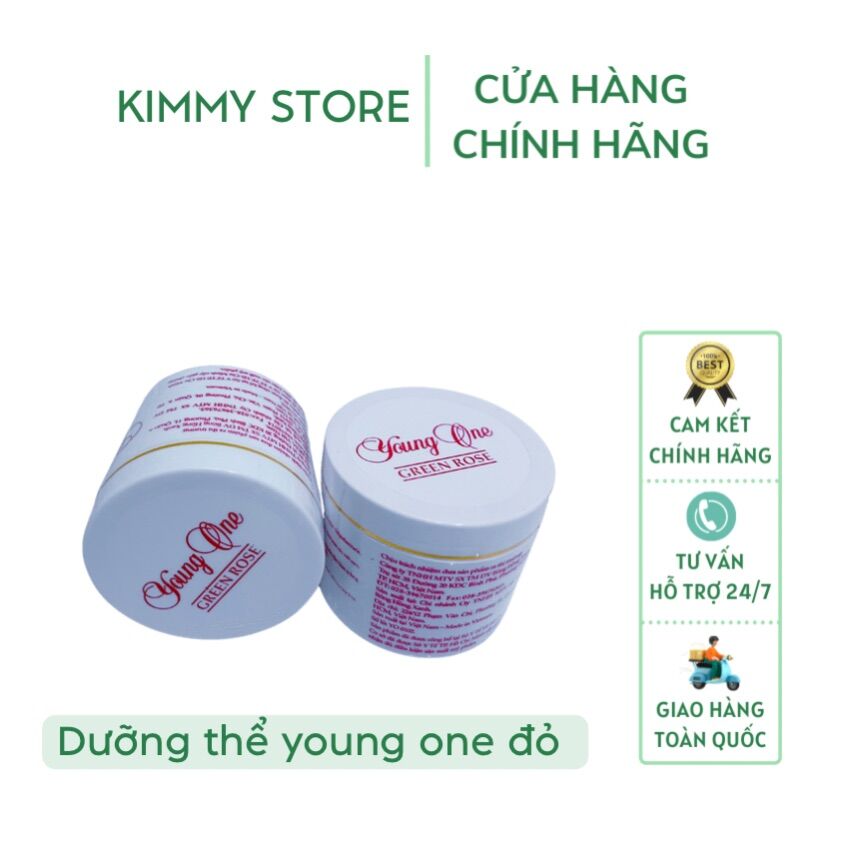 Kem dưỡng thể kích trắng young one Greenrose 250g