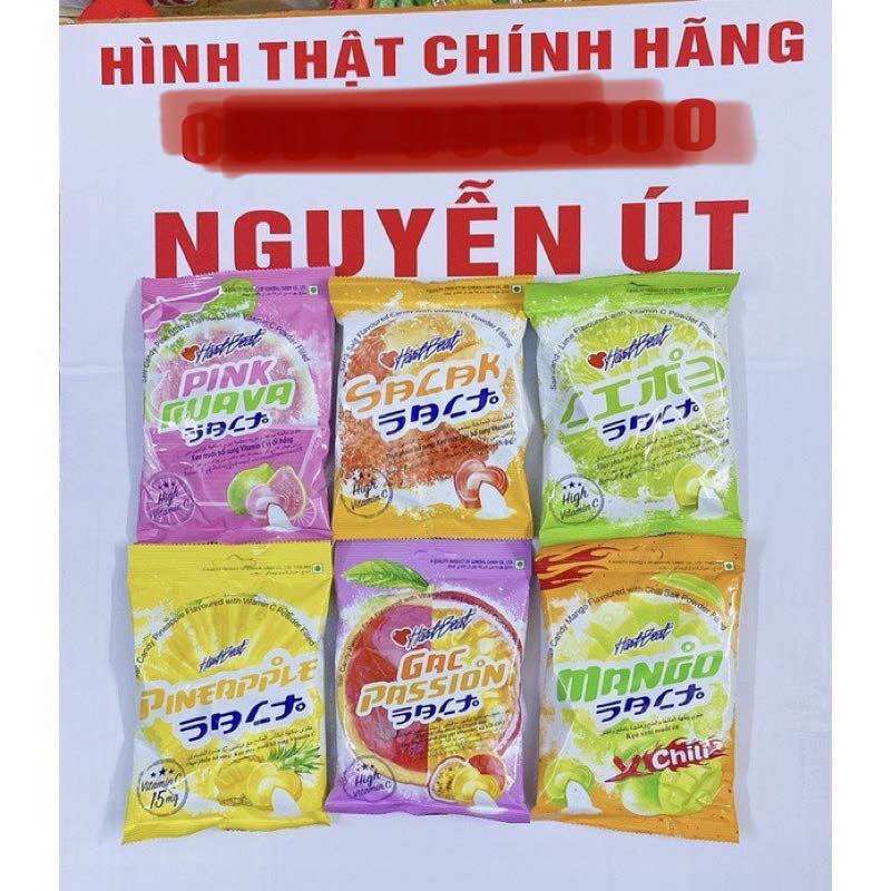 Kẹo chanh muối/mây thái/dứa muối/chanh dây/ổi hồng/xoài