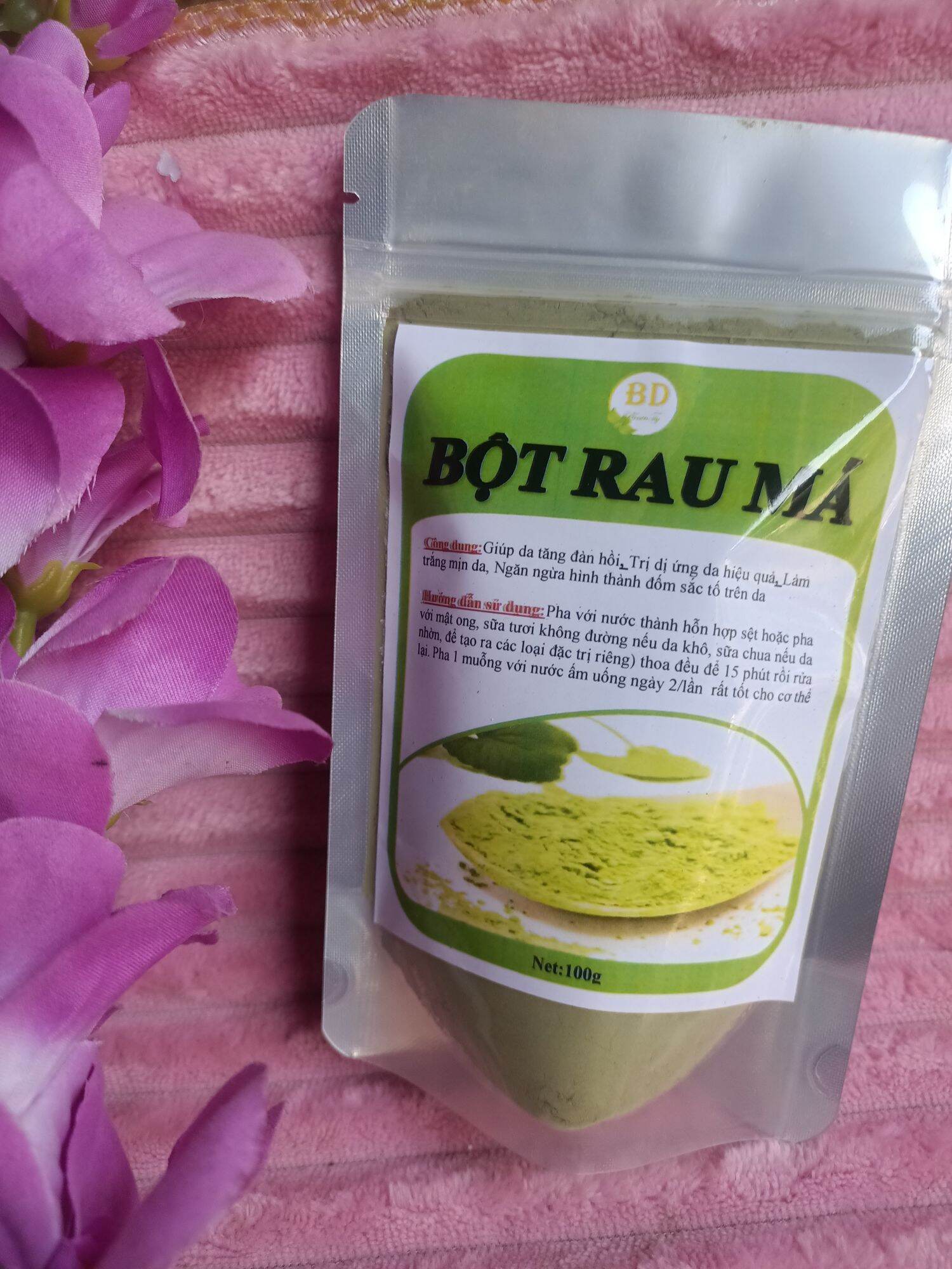 Bột rau má sấy lạnh nguyên chất