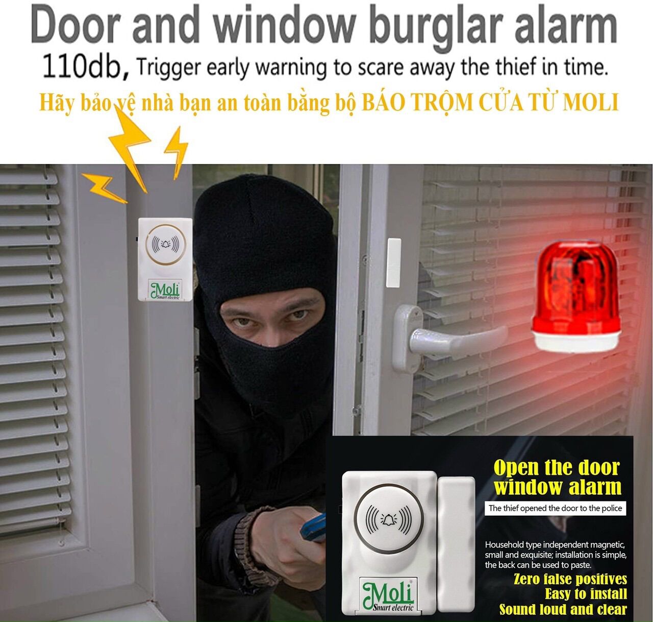 [HCM]BÁO TRỘM GẮN CỬA CẢM ỨNG TỪ