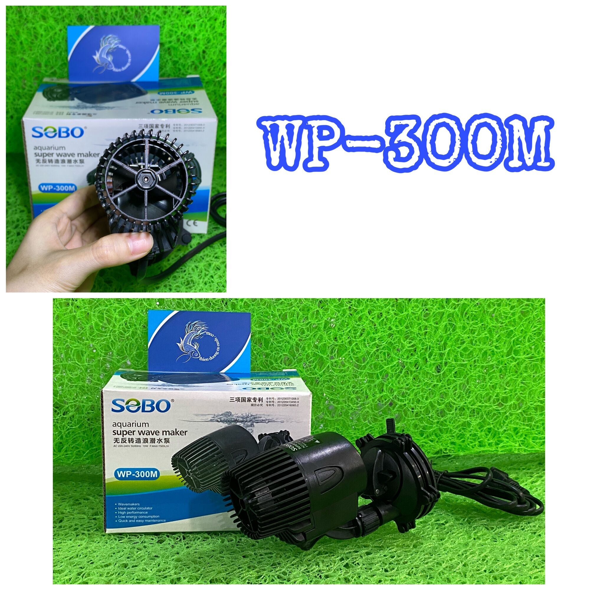 Máy Thổi Luồng Sobo WP Cho Bể Cá ( Mã 100M-200M-300M-400M)