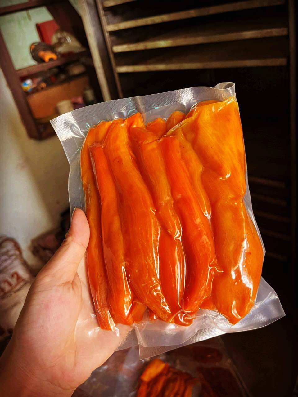 Khoai Lang Dẻo Không Đường 500g hút chân không đặc sản Đà Lạt giảm cân mỗi gói 250g