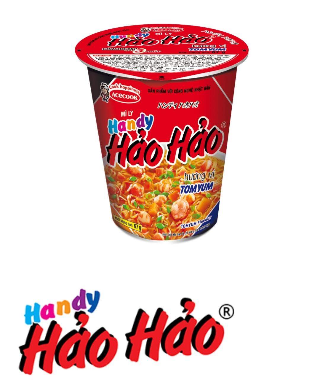 Mì Ly Handy Hảo Hảo Tomyum (Thùng 24 ly × 67gr)