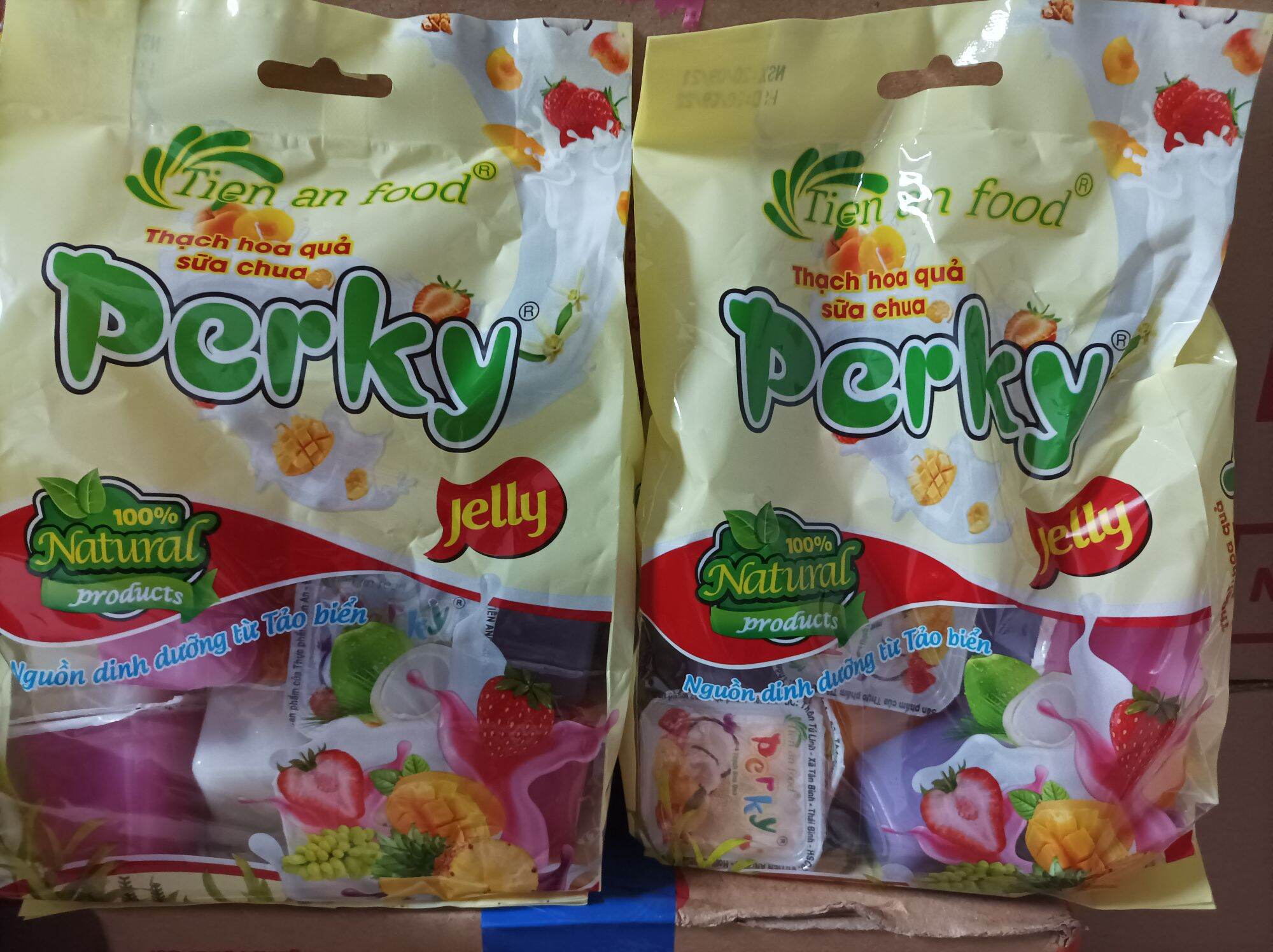 Thạch rau câu sữa chua Perky 432g